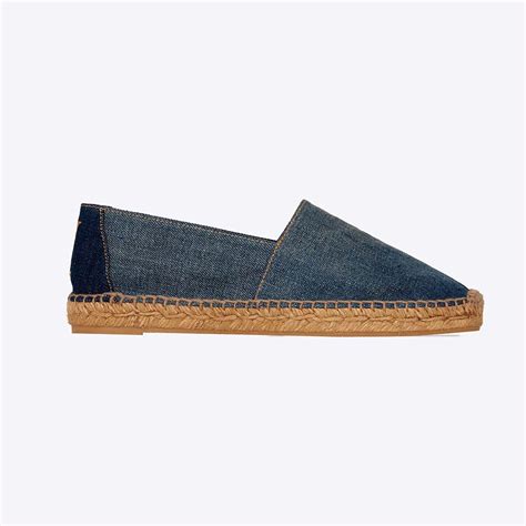 ysl espadrilles navy|saint laurent espadrilles.